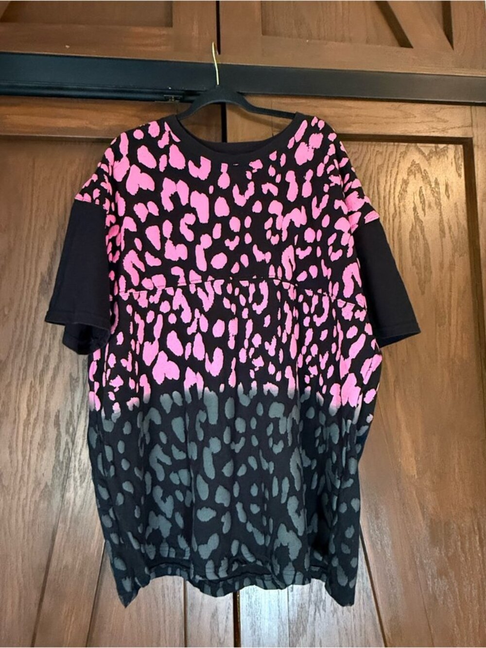 Spirit Jersey Unisex Oversize T-shirt Size XL Streetwear Paint Print Neon Pin‎
